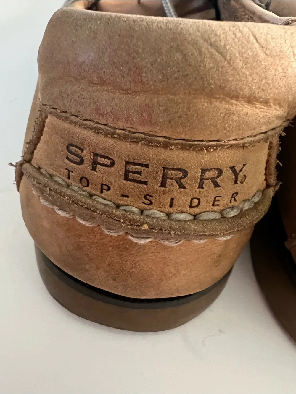 Sperry Authentic Leather Boat Shoe Size 8